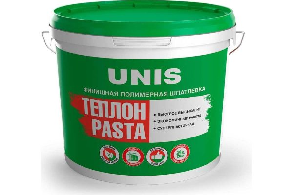 Полимерная шпатлевка UNIS Pasta Теплон 15 кг