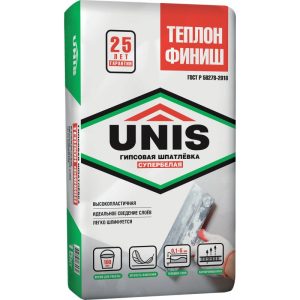 Шпатлевка UNIS Теплон Финиш 15 кг