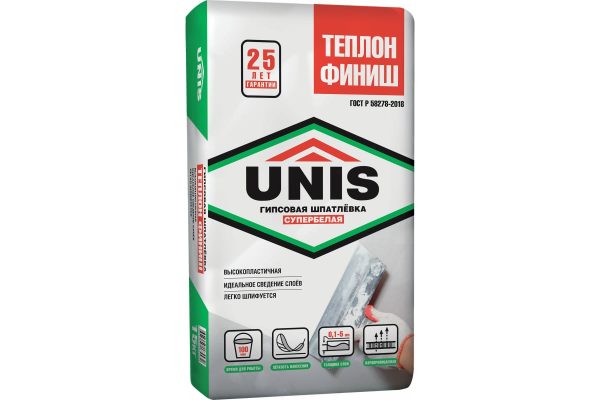 Шпатлевка UNIS Теплон Финиш 15 кг