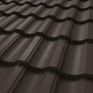 Alt="Металлочерепица Garda 0.5мм Rooftop Бархат (Rooftop Matte) Россия RR 32 (коричневый) Stynergy