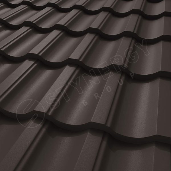 Alt="Металлочерепица Garda 0.5мм Rooftop Бархат (Rooftop Matte) Россия RR 32 (коричневый) Stynergy