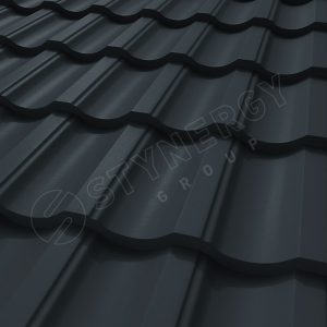 alt="Металлочерепица Garda 0.5мм Rooftop Кашемир матовый (Rooftop Ultra Matte) Россия RAL 7016 (серый) Stynergy