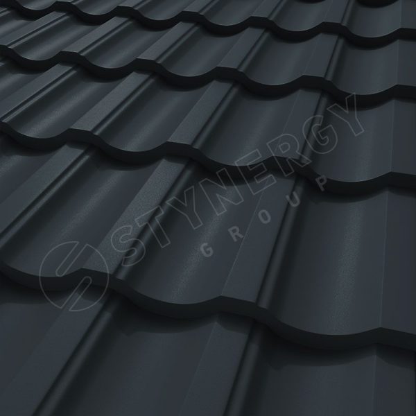 alt="Металлочерепица Garda 0.5мм Rooftop Кашемир матовый (Rooftop Ultra Matte) Россия RAL 7016 (серый) Stynergy