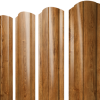 Штакетник Круглый фигурный 0,45 Print-Double Elite Golden Wood