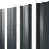 Штакетник М-образный А с прямым резом 0,45 PE-Double RAL 7016 антрацитово-серый