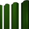 Штакетник М-образный В фигурный 0,45 PE RAL 6002 лиственно-зеленый