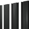 Штакетник М-образный В с прямым резом 0,45 PE-Double RAL 7016 антрацитово-серый