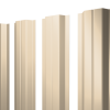 Штакетник П-образный A с прямым резом 0,45 PE RAL 1015 светлая слоновая кость