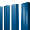 Штакетник П-образный A с прямым резом 0,45 PE RAL 5005 сигнальный синий