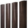 Штакетник Полукруглый Slim с прямым резом 0,45 Print Elite Antique Wood TwinColor