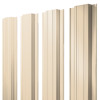 Штакетник Прямоугольный с прямым резом 0,45 PE RAL 1015 светлая слоновая кость