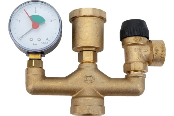 Группа безопасности котла STOUT 1 (до 50 квт) alt="Safety valve for STOUT 1 boiler