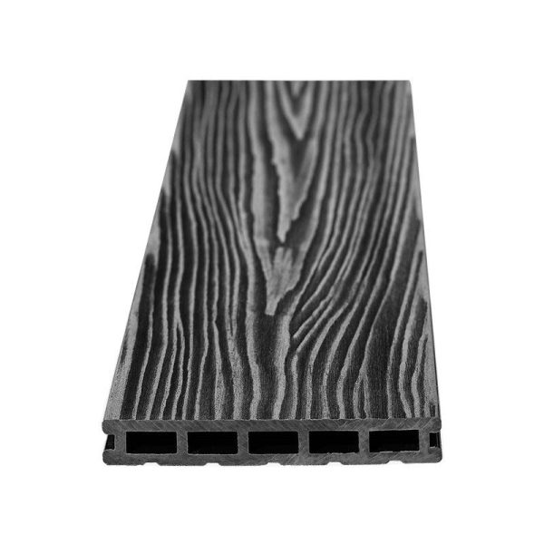 Террасная доска UnoDeck Mogano Графит 3000х165х24 мм.