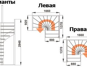 Лестница сосны.