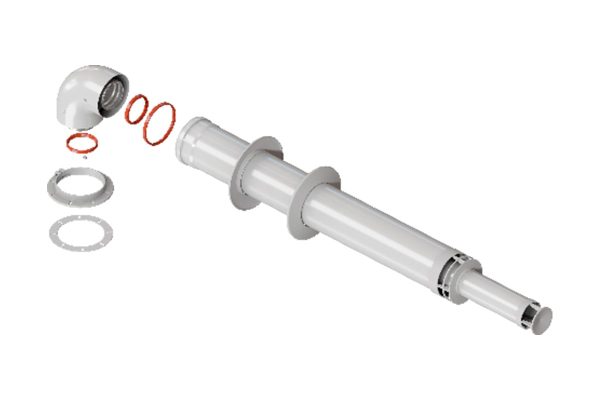Дымоход ROMMER 60/100 - антилед 1220 мм