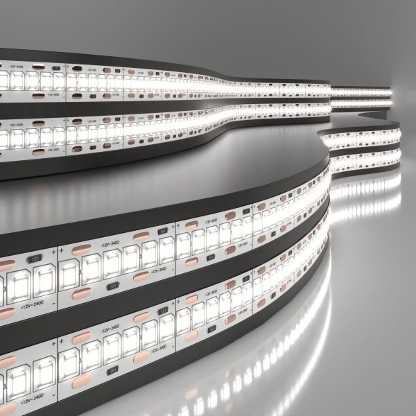 Светодиодная лента 12V 24W 240Led 2835 IP20 дневной белый, 5м. - Длинная светодиодная лента