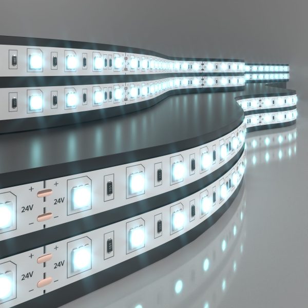 Светодиодная лента 24V 14,4W 60Led 5050 IP20 холодный белый, 5м. - Изображение товара.