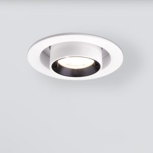 Поворотный светодиодный светильник Pispa 10W 4200K  - белый матовый.