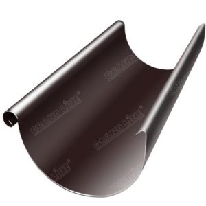 Полукруглый желоб Optima 125мм RAL 8017.