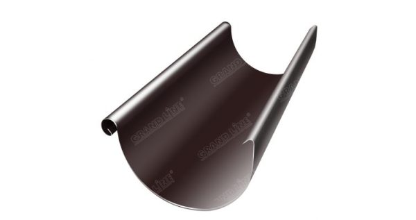 Полукруглый желоб Optima 125мм RAL 8017.