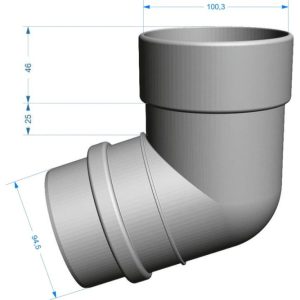 DOCKE LUX 72 графит PVLB-1086 Knee brace.