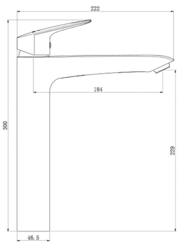 Смеситель для раковины Royce Abby RCM-120302CR