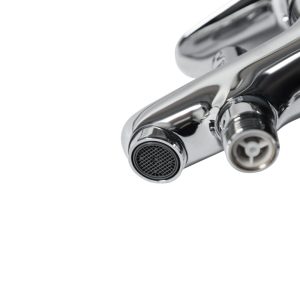 Смеситель Royce Uno RCM-120702CR для ванны и душа, хром - стильный смеситель.