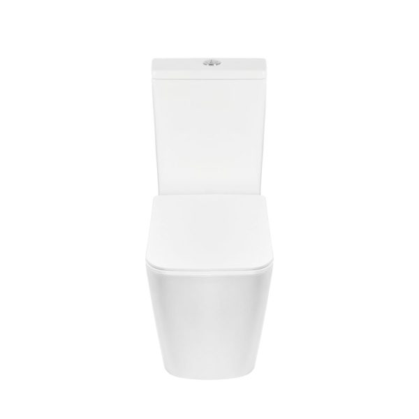 Royce Queen Compact Toilet RCT-130108WH - White.