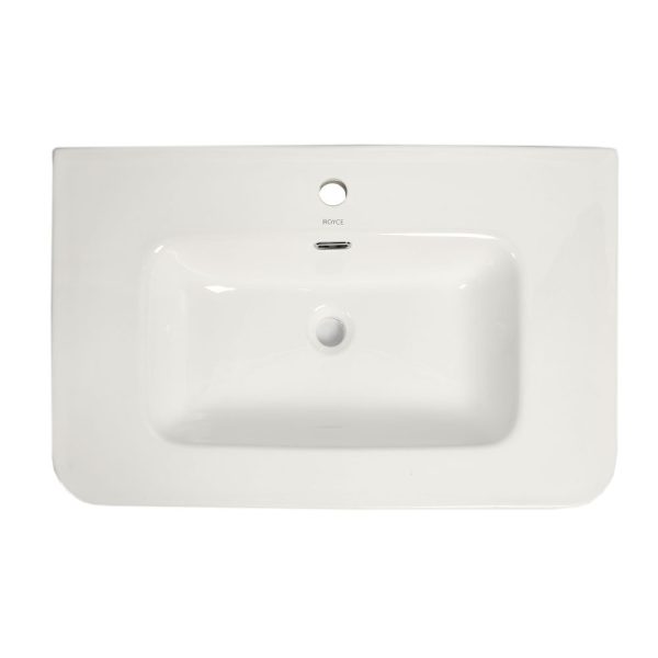 Белый встраиваемая раковина Royce Calypso RCW-140280WH.