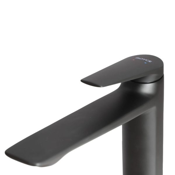 Черный смеситель для раковины Royce Pro RCM-120502BL.