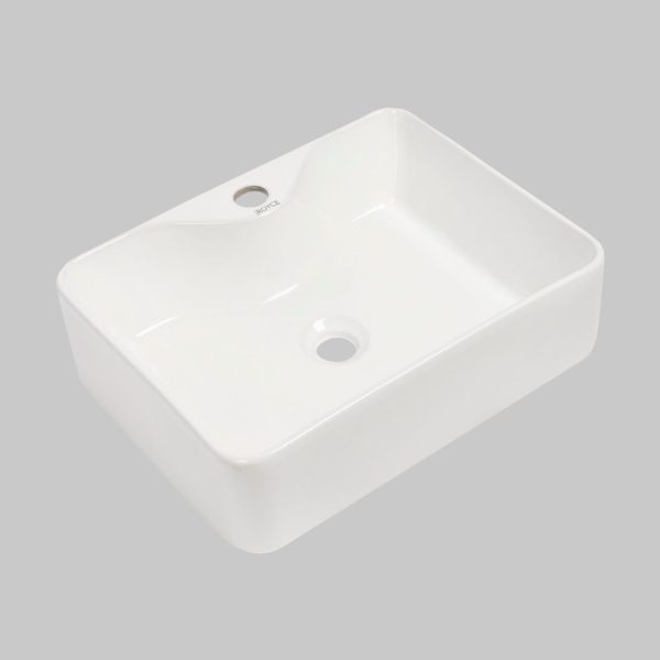 Белый накладной раковина Royce Casa RCW-140802WH.