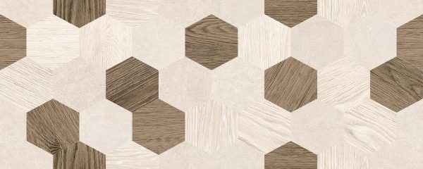 Декоративная стена из бежевой мозаики