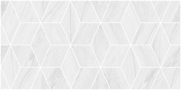Белая рельефная плитка Forest 30x60