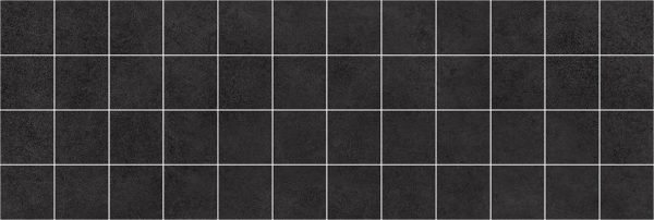 Декор мозаичный черный Alabama 20x60