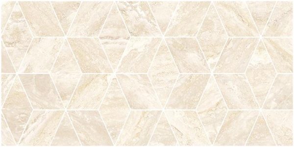 Плитка настенная рельефного бежевого цвета размером 30x60.