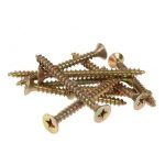 Саморезы желтые по дереву